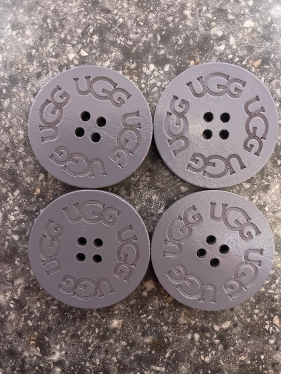 Four 4 UGG GREY Wooden Boot Replacement 