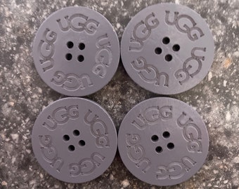 Four 4 UGG GREY Wooden Boot Replacement 