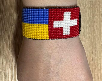 Ukraine Switzerland bracelet