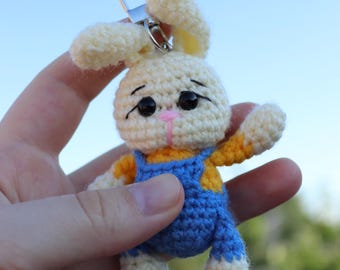 Bunny Keychain Crochet