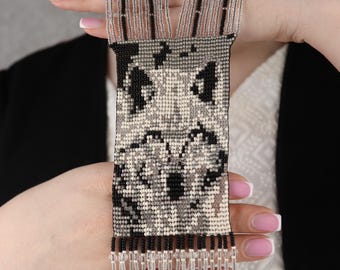 Wolf necklace, Ukrainian necklace, Gerdan