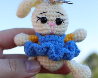 Cute Bunny Keychain Crochet