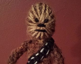 Chewbacca Crochet Finger Puppet Pattern,  Star Wars Finger Puppet Pattern, Star Wars Crochet