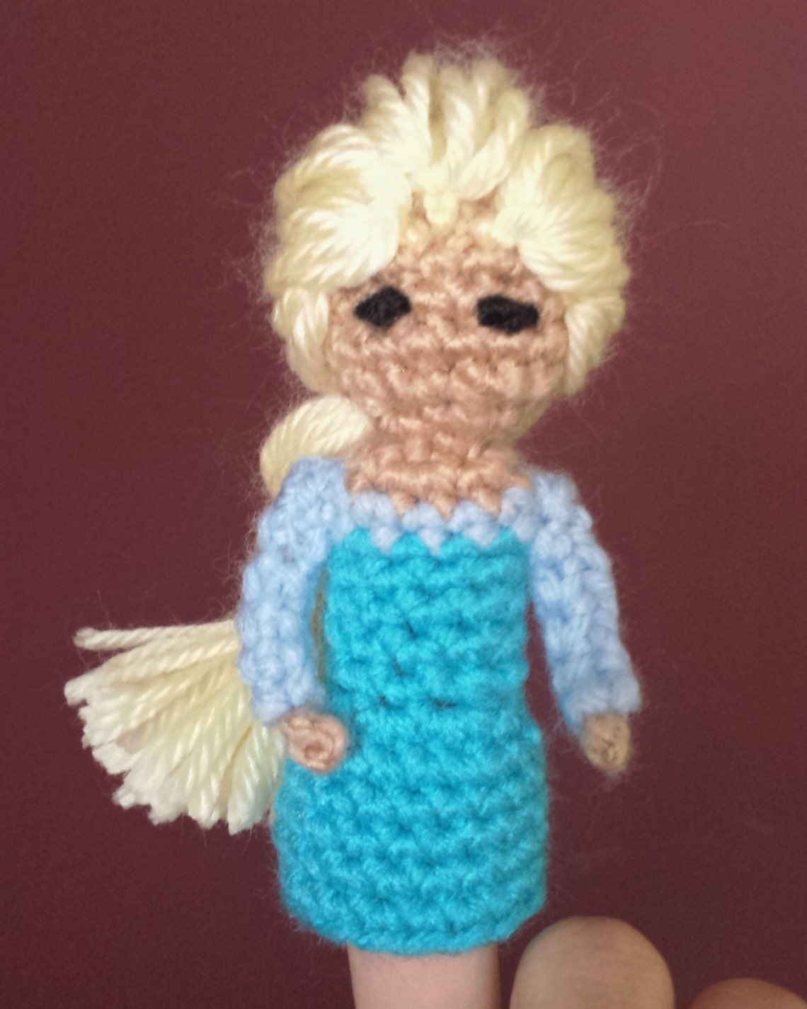 Frozen Crochet Finger Puppet Patterns, Anna and Elsa Finger Puppets ...