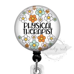 Badge Reel for Physical Therapist 