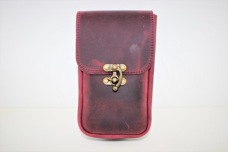 Long Adventurer's Leather Phone Pouch image 9