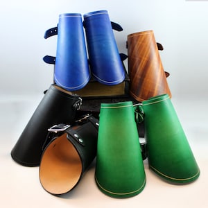 Buckled Leather Bracers