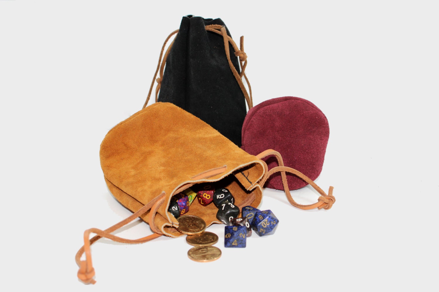 バッグ WACKOMARIA SUEDE LEATHER DRAWSTRING BAG SUEDE LEATHER DRAWSTRING BAG ショルダーポーチ-ワコマリア