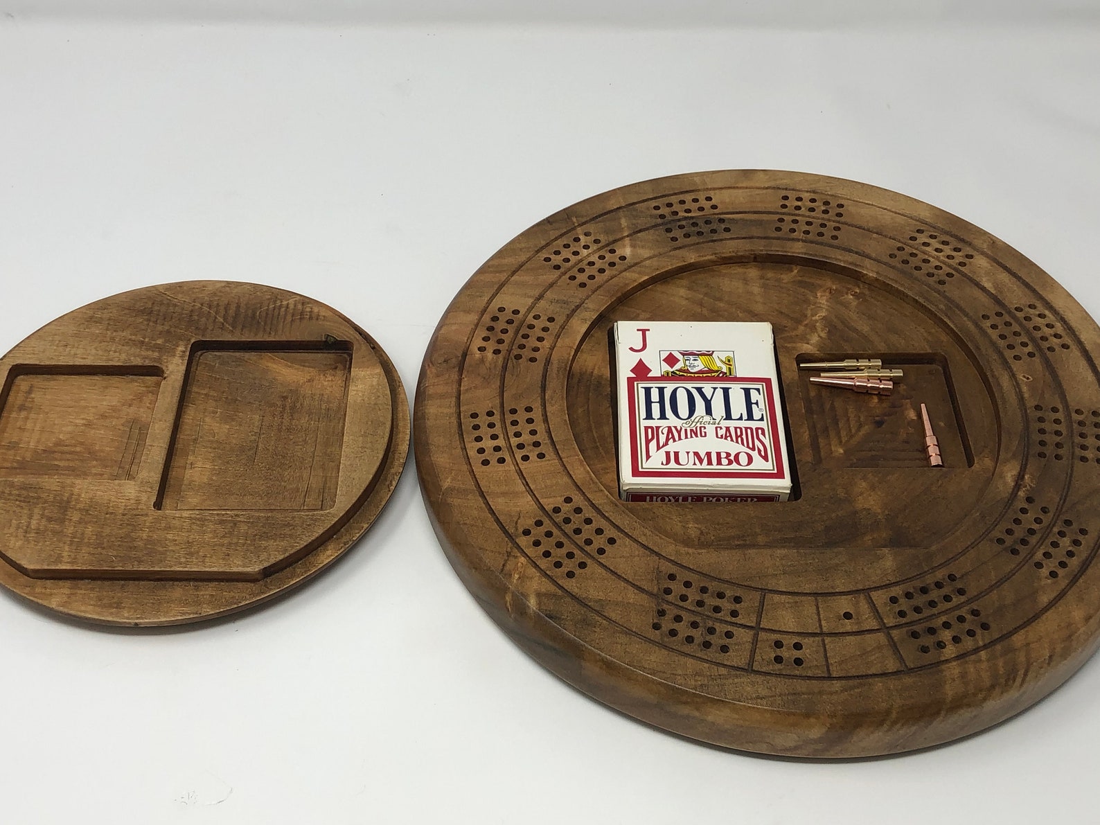 Cribbage Board Plans Round Caribou Easy to Make CNC Router Etsy