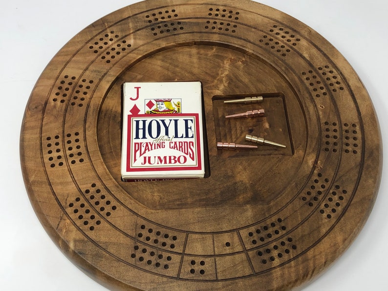 Cribbage Board Plans Round Caribou Easy to Make CNC Router Etsy