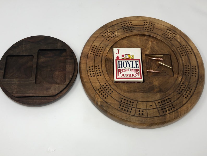 Cribbage Board Plans Round Leaping Bass Easy to Make CNC Etsy