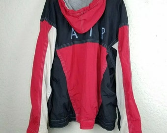 red and black nike jacket