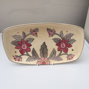 Assiette chemisée Charlotte Rhead c1940+