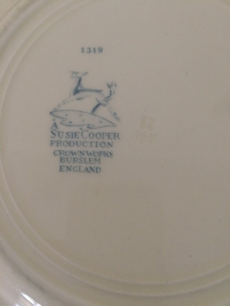 Susie Cooper vintage plate c1930+