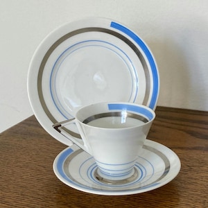 Shelley Eve coffee trio c1930