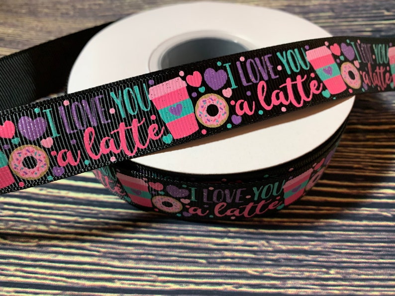 USDR 78\u201d Love You a Latte Black Coffee Latte