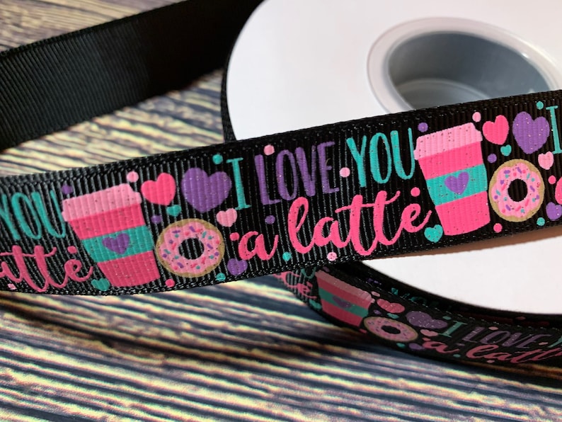 USDR 78\u201d Love You a Latte Black Coffee Latte