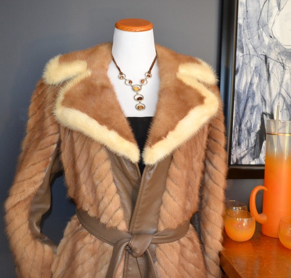 Mink leather jacket vintage - Gem Mink leather jacket vintage - Gem