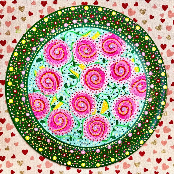 ケルシー・ホリン作「自分で花を描ける！」原画 #smilecurator - Etsy 日本