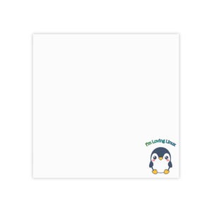 Linux Penguin Post-it Note Pad | Tech Desk Accessory