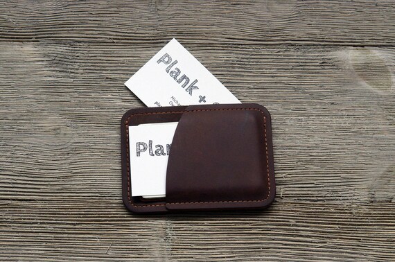 Minimalist Leather Wallet Slim Oil Tanned - Oil Tanned Leather Wallet Minimalist Leather Wallet Slim Oil Tanned - Oil Tanned Leather Wallet