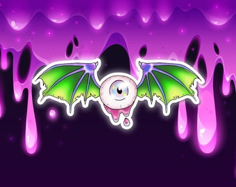 Eye Bat Sticker