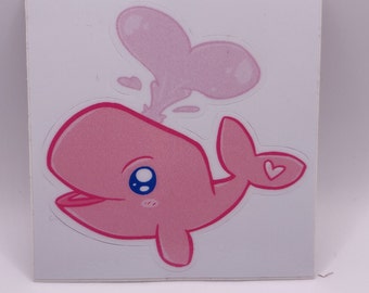 Luv Baby Whale Sticker (Multiple colors available)
