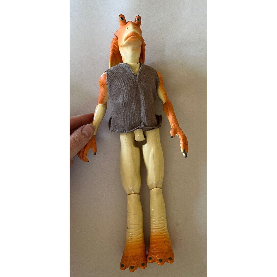 jar jar Vintage Star Wars Jar Jar Binks Action Figure 12