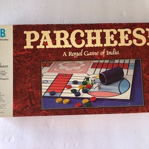 Parcheesi A Royal Game of India Board Game Milton Bradley 1989