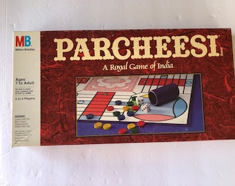 Parcheesi A Royal Game of India Board Game Milton Bradley 1989