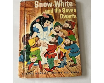 Vintage Snow-White and the Seven Dwarfs Children&#39;s Book Rand McNally 1959