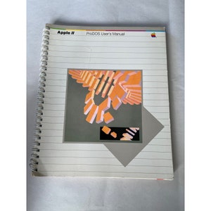 Vintage Apple Computer Apple II ProDos User&#39;s Manual 1983