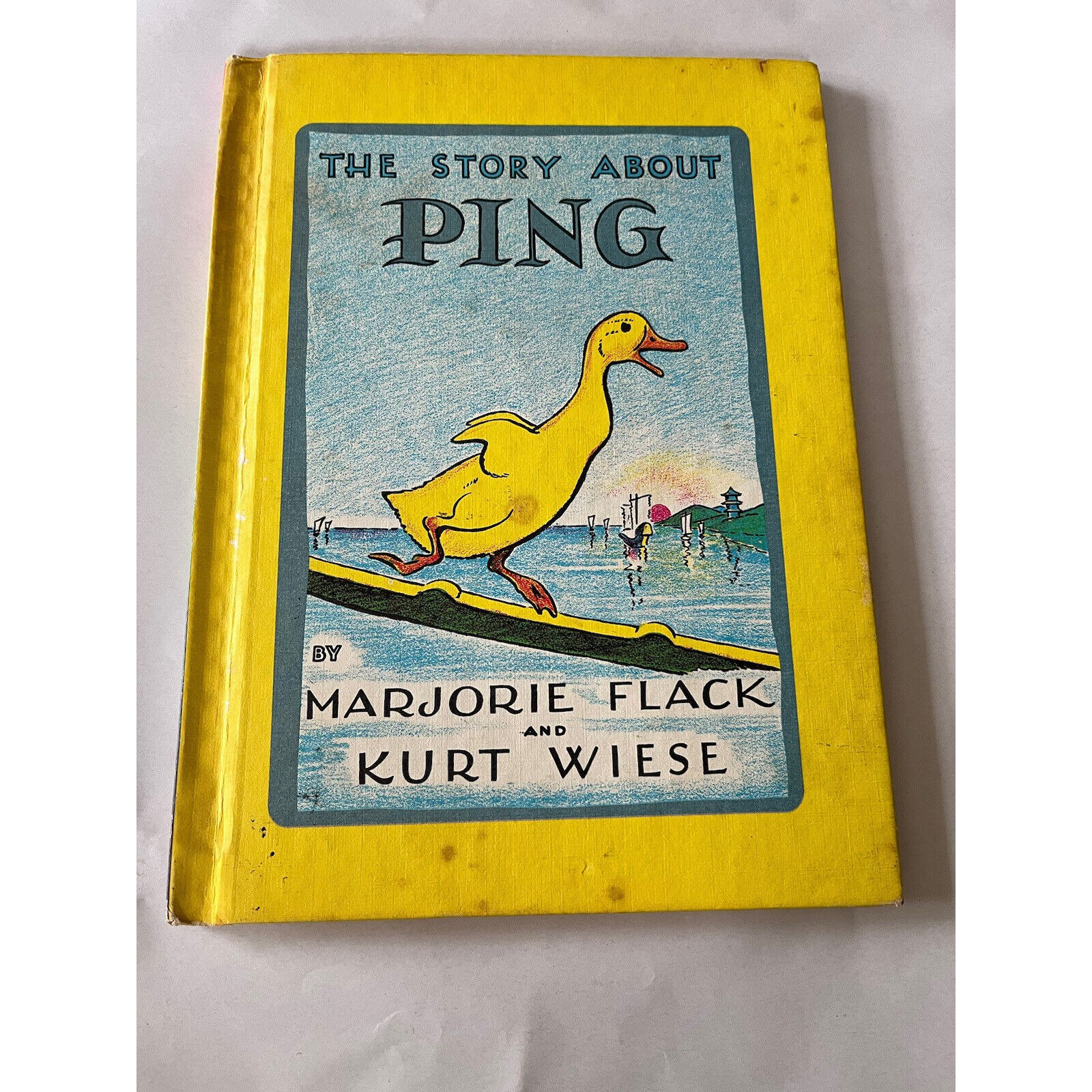 Vintage The Story About Ping Children s Hardcover Book by Marjorie Flack 1961