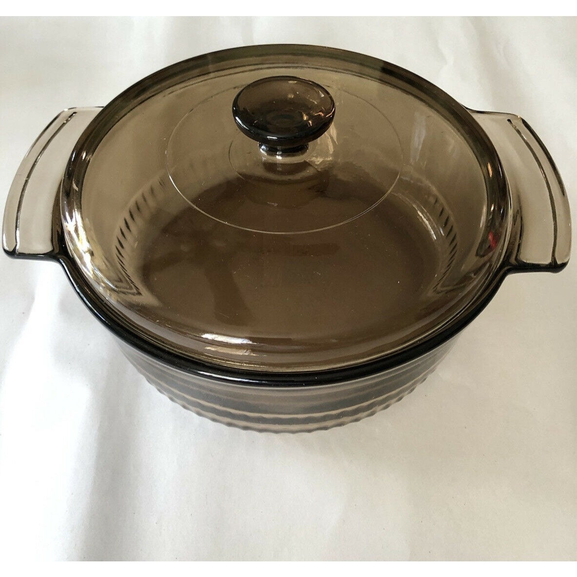 ancre hocking verre fourrage casserole cuisson plat marron 2 quart avec couvercle