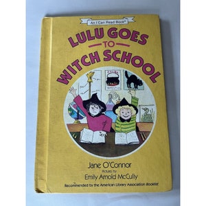 Vintage Lulu Goes to Witch School Children&#39;s Book An I Can Read Book 1987
