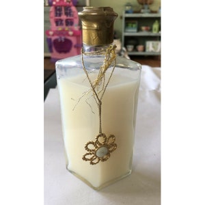 Vintage Bottle of Lotion Mostly Full Never Opened 6.5&quot; Tall