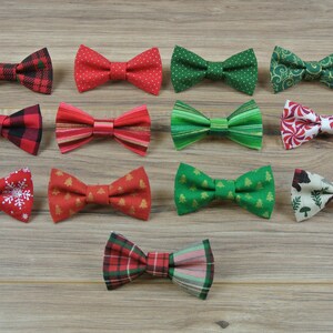 13 Styles! Winter Baby Boy Bow Ties - Our Clip-On Bow Ties Are Cute for All Occasions, Christmas, Weddings, Coming Home Outfits & Birthdays.