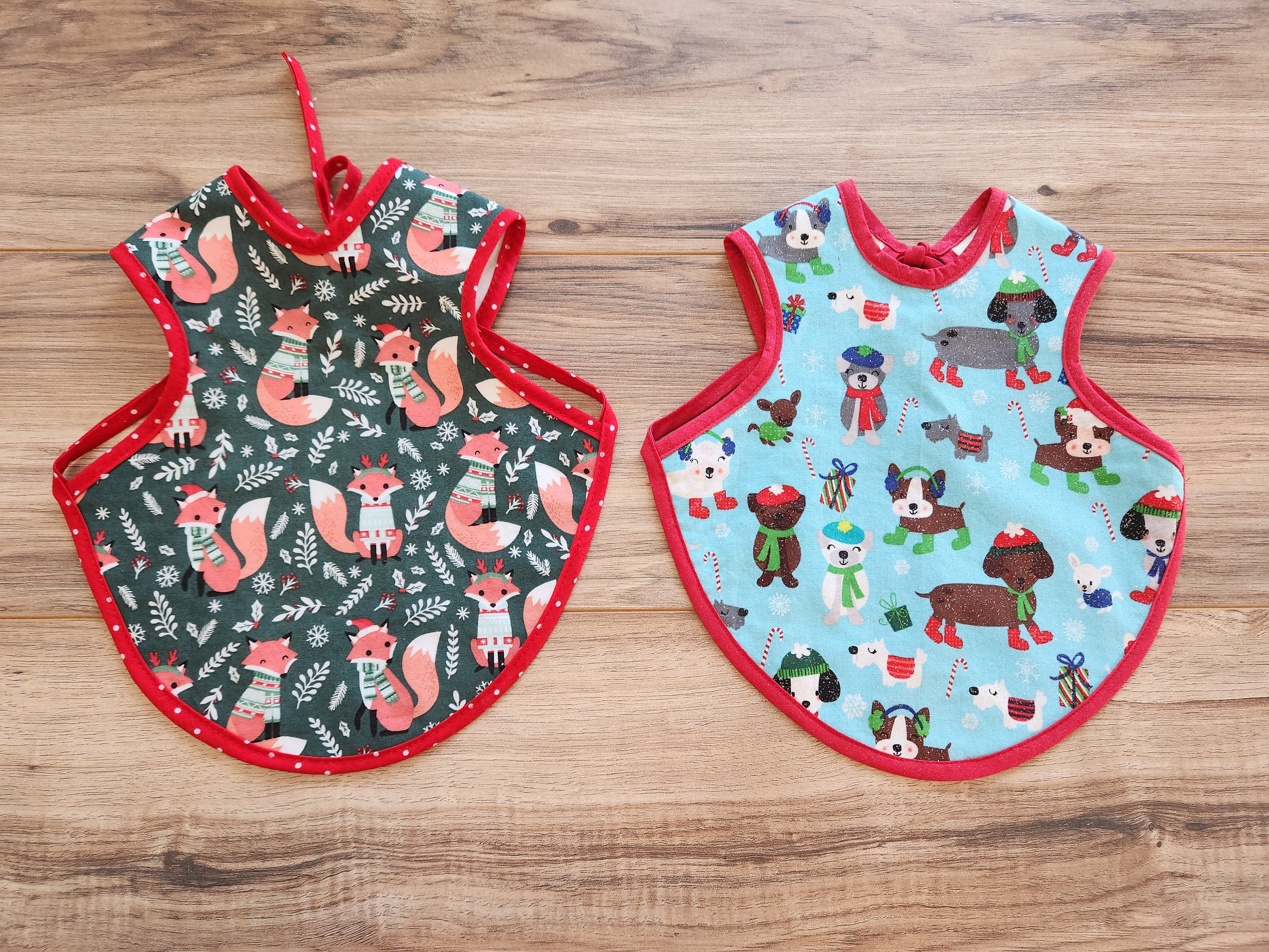 8 PATTERNS! - Christmas Bapron = Bib + Apron. It is a Full Coverage Tie ...