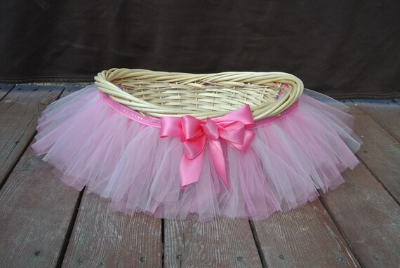 tutu basket for baby shower
