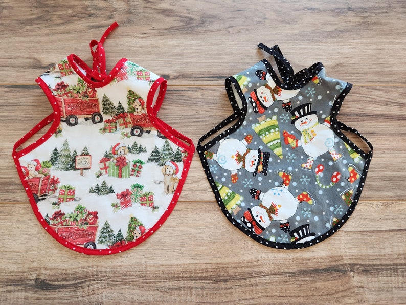 8 PATTERNS! - Christmas Bapron = Bib + Apron. It is a Full Coverage Tie ...