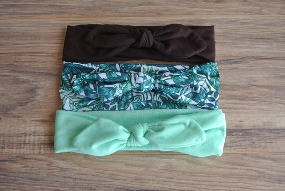 Tropical Headband Set,knotted Headwrap, Baby Turban Headband  display picture 1