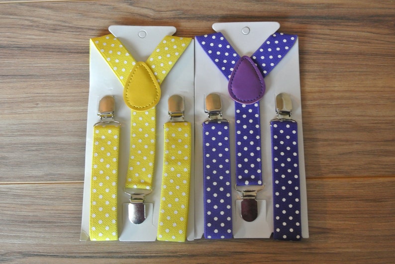 Polka Dot Stylish Toddler Suspenders Wedding Suspenders Kids Etsy