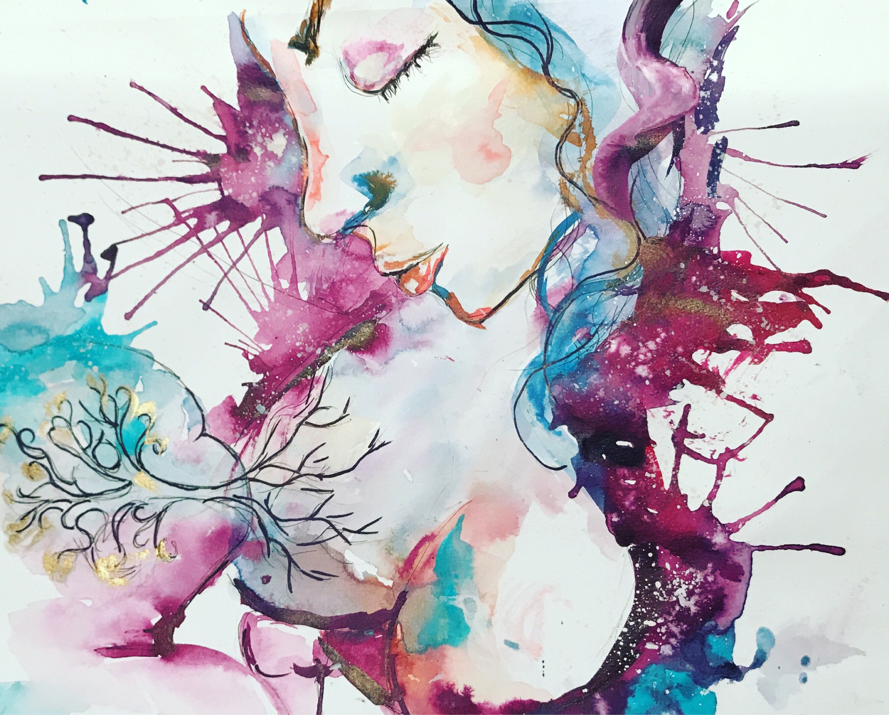 Custom Breastfeeding paintingpainting of you and your baby. Etsy