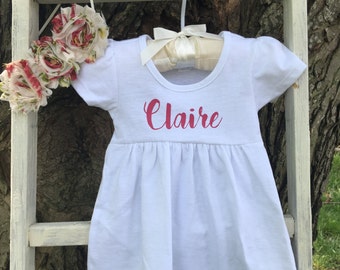 personalized baby dress