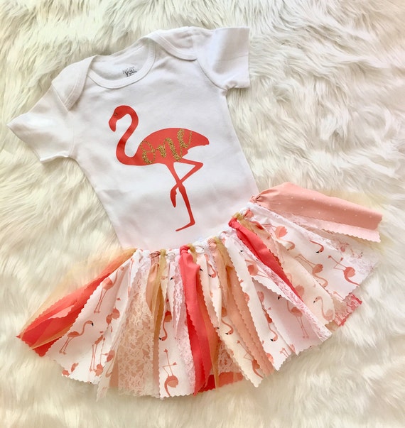 flamingo outfit baby girl