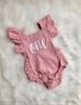 Blush First Birthday Outfit // Baby Girl First Birthday Outfit // One Outfit // Baby Girl Outfit // One Romper // One Birtday Outfit / Blush 