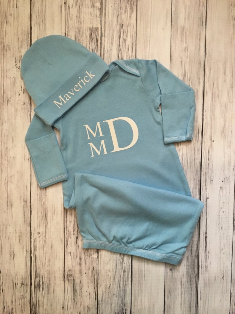 Baby Boy Coming Home Outfit // Personalized Newborn Outfit // Etsy