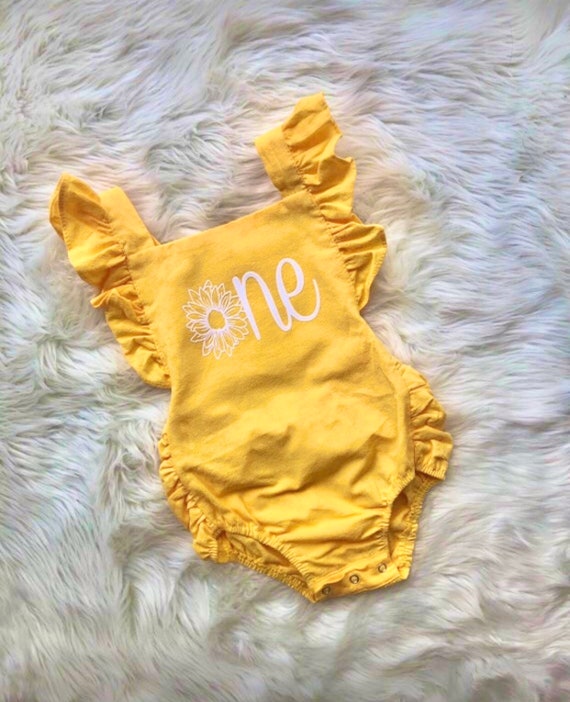 baby sunflower outfit