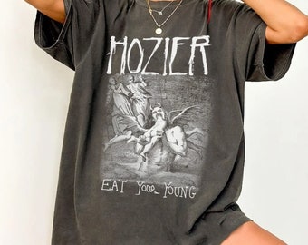 Eat Your Young Hozier shirt, Unreal Unearth Tour 2023-2024 Merch, Hozier Fan Gift Unisex T Shirt, Music tour shirt