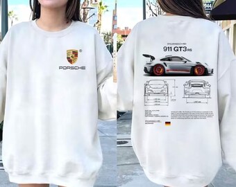 Porsche 911 GT3 RS Aesthetic Tshirt, Porsche 911 GT3 RS 2 side Tshirt, Porsche sweatshirt, hoodie